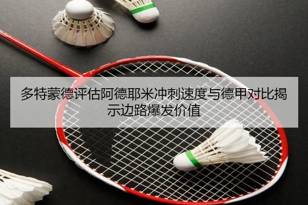 多特蒙德评估阿德耶米冲刺速度与德甲对比揭示边路爆发价值
